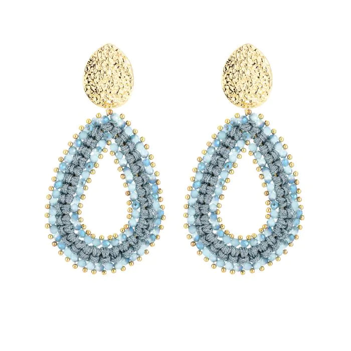 Earring | Statement sea blue