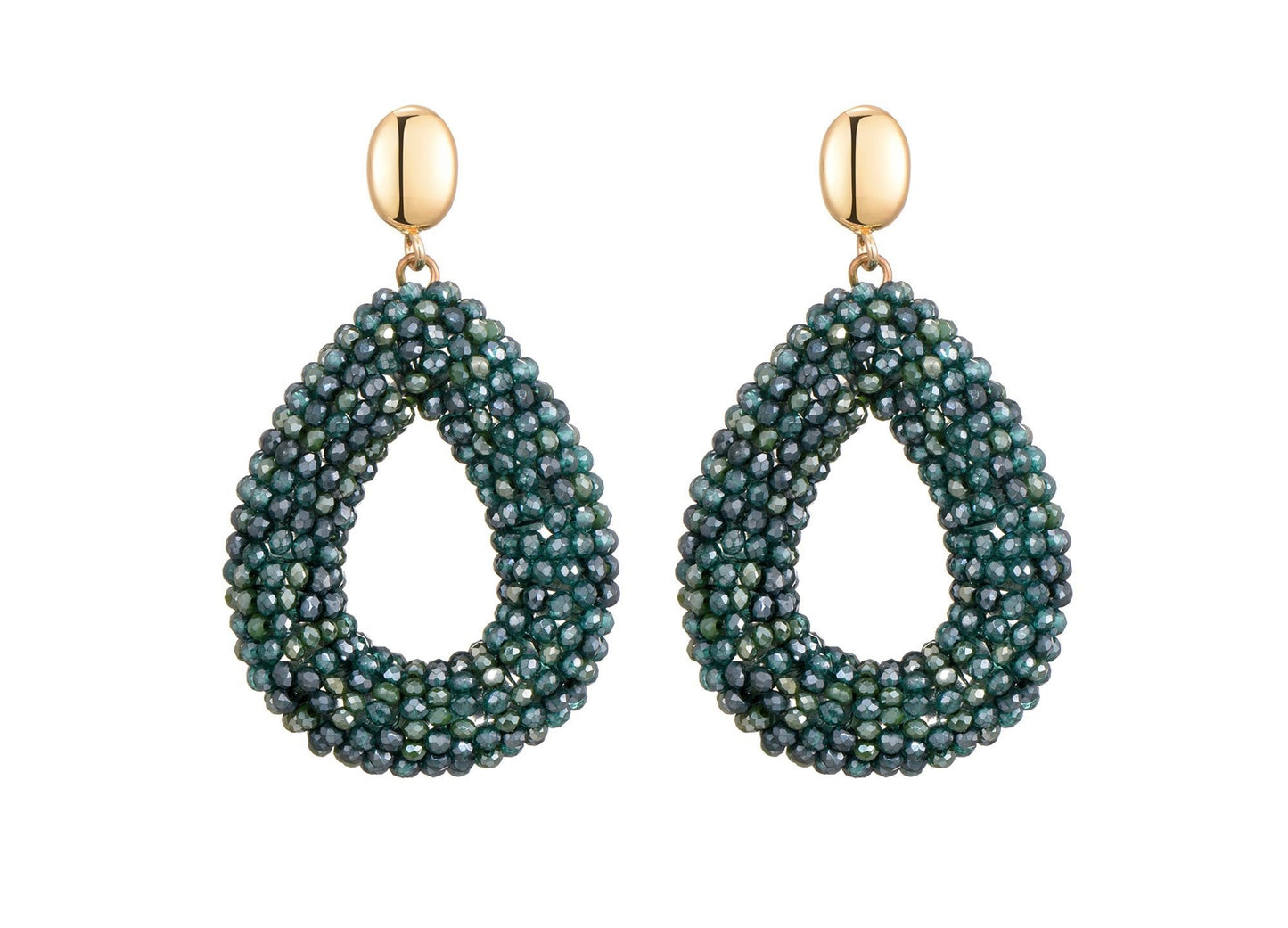Earring | Statement green