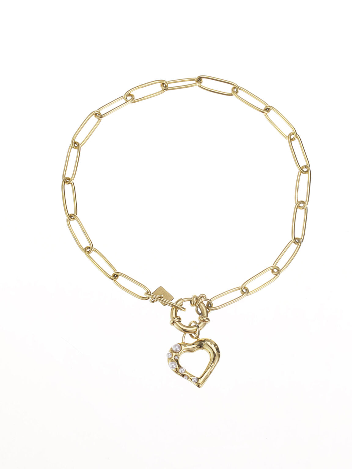 Bracelet | Pearl heart blossom