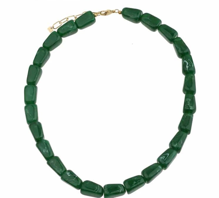 Necklace | Bold groen
