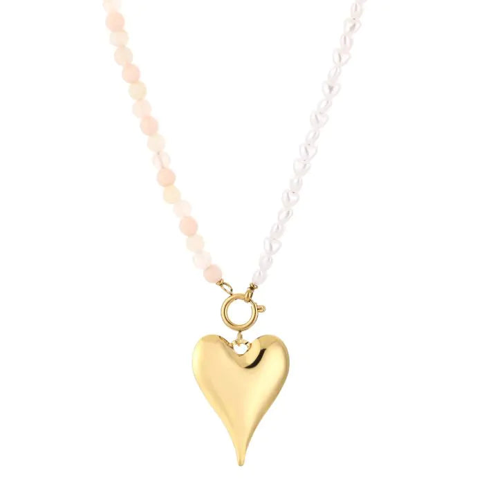 Necklace | Heart white