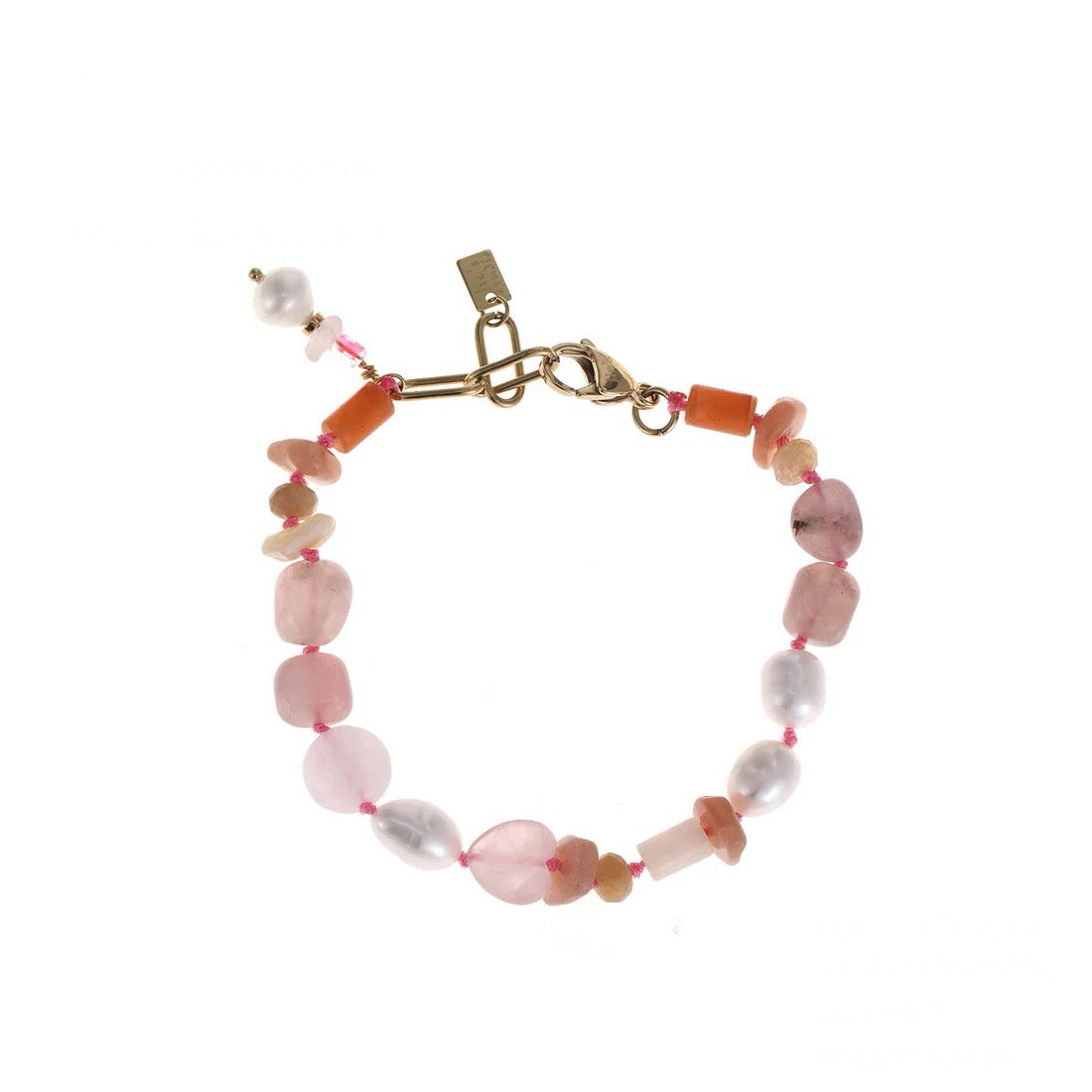 Bracelet | pink stone blossom