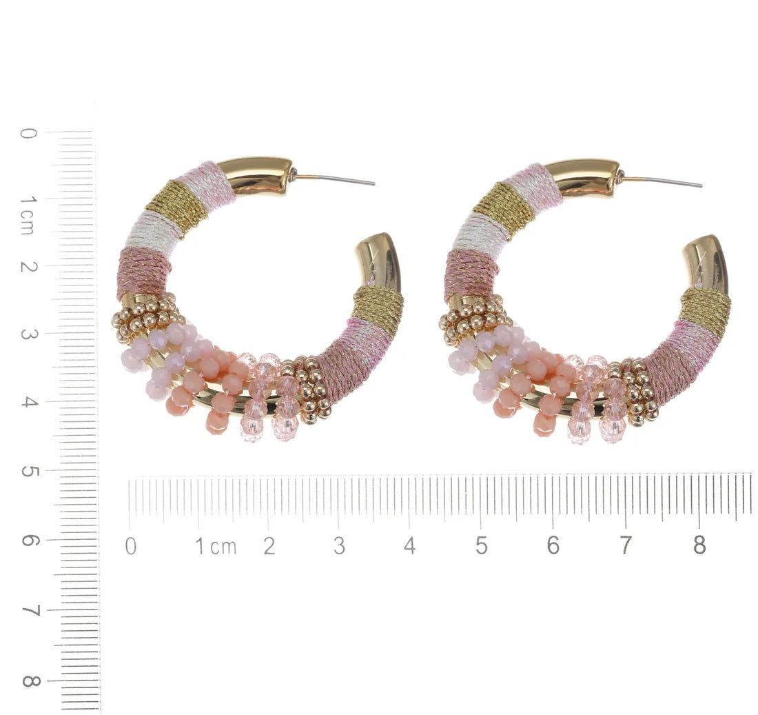 Earring | Statement white gold
