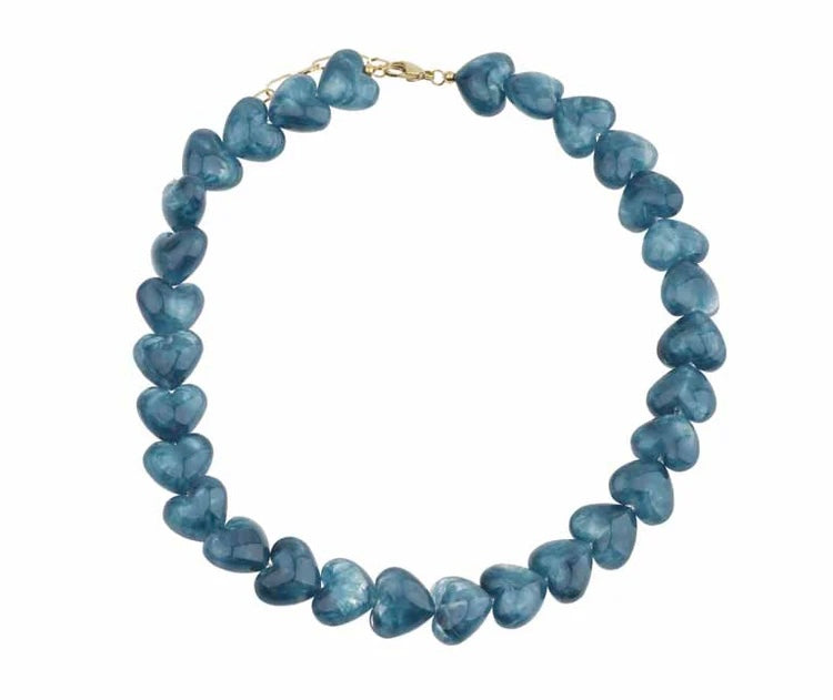 Necklace | Bold blauw