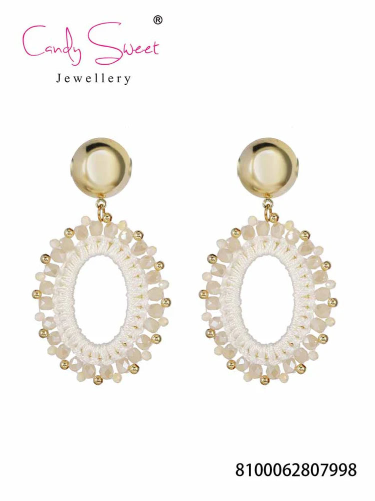 Earring | Statement white