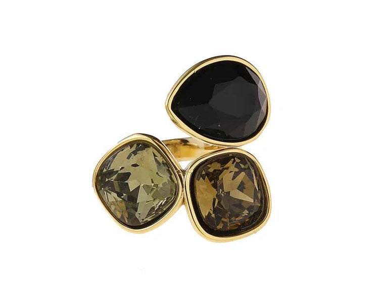 Ring | Green big blossom