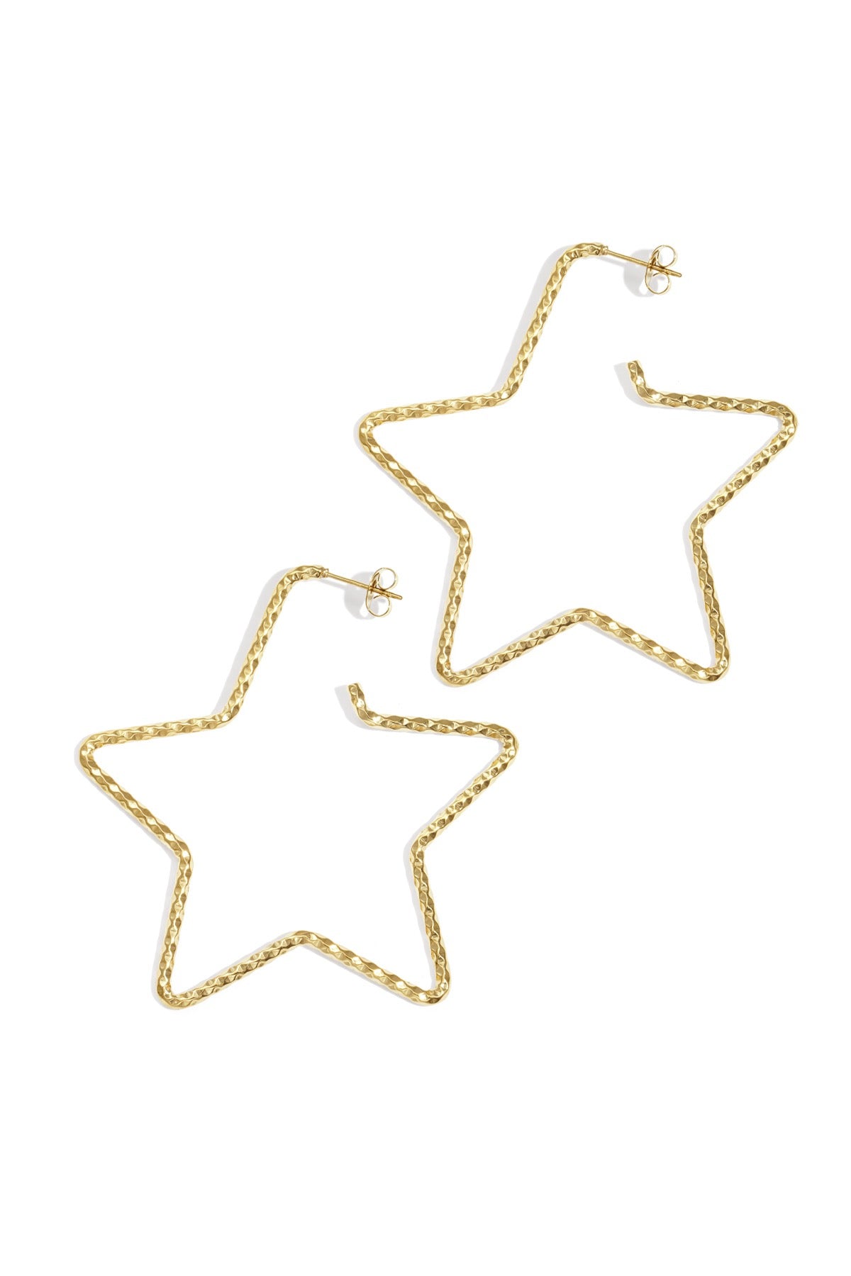 Earring | Star hoop