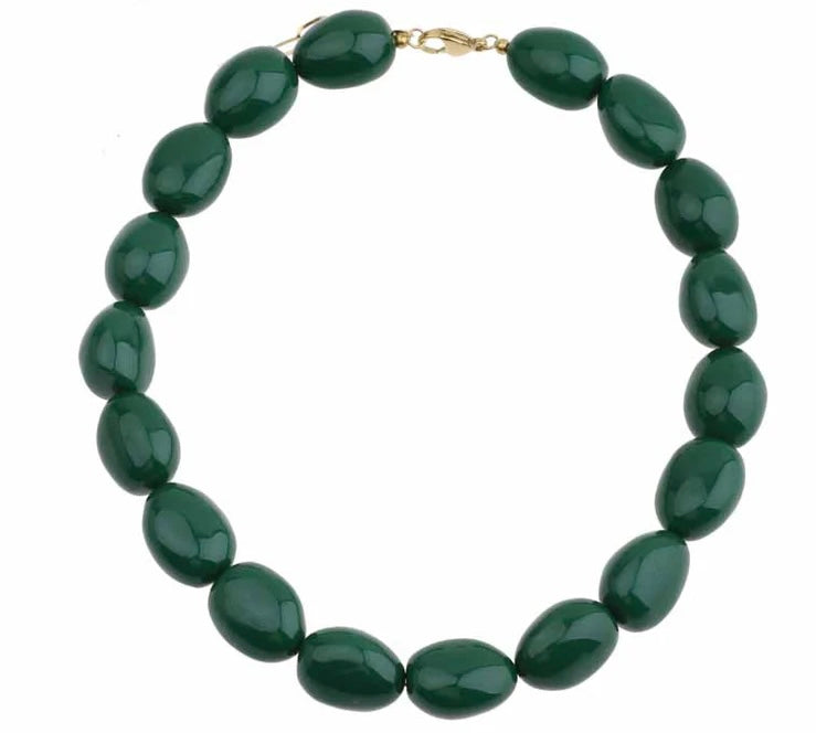 Necklace | Bold groen