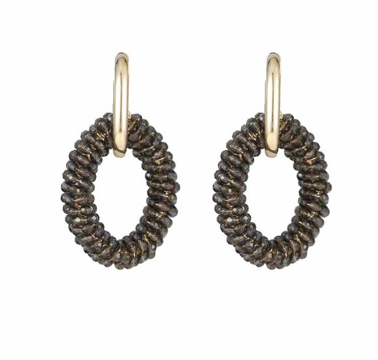 Earring | Statement Olive dark