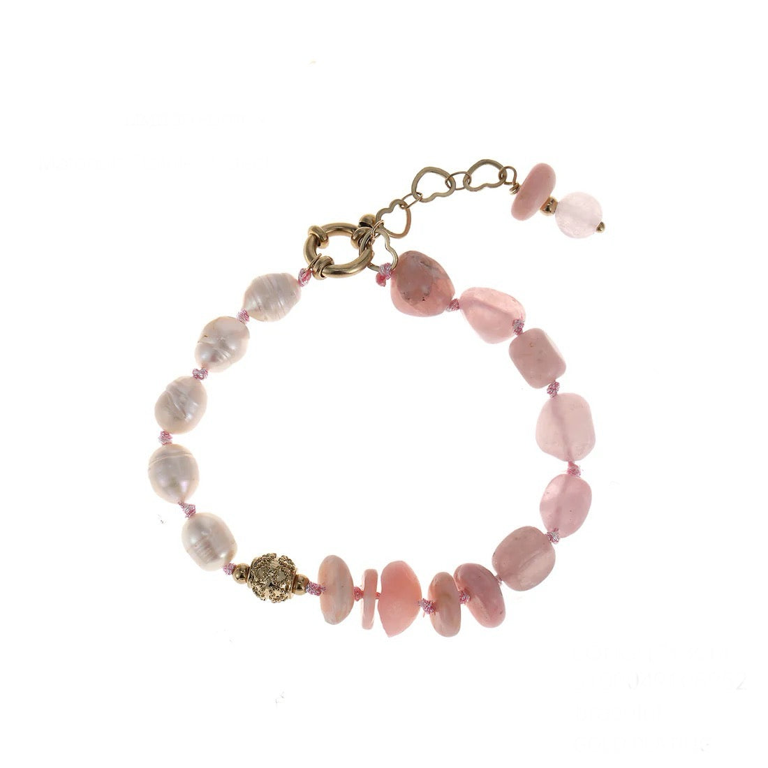 Bracelet | Pink stone blossom