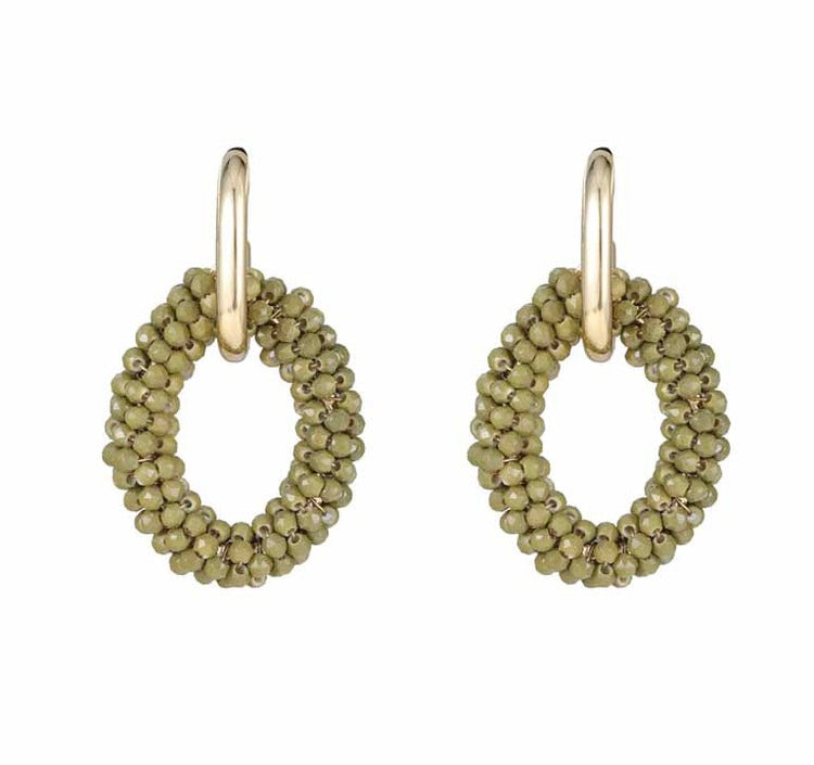Earring | Statement Olive