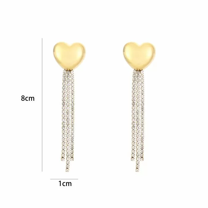 Earring | Sparkly heart