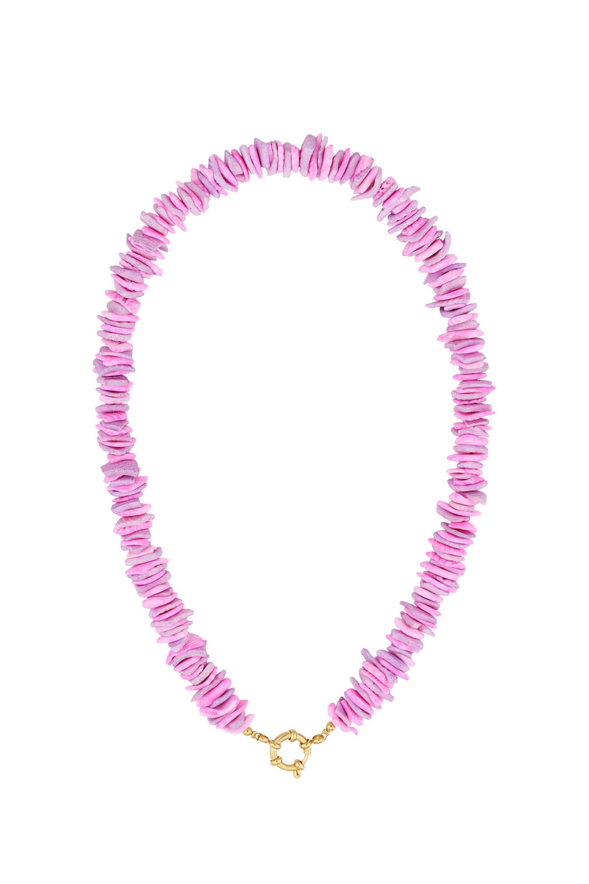 Necklace | Shell pink