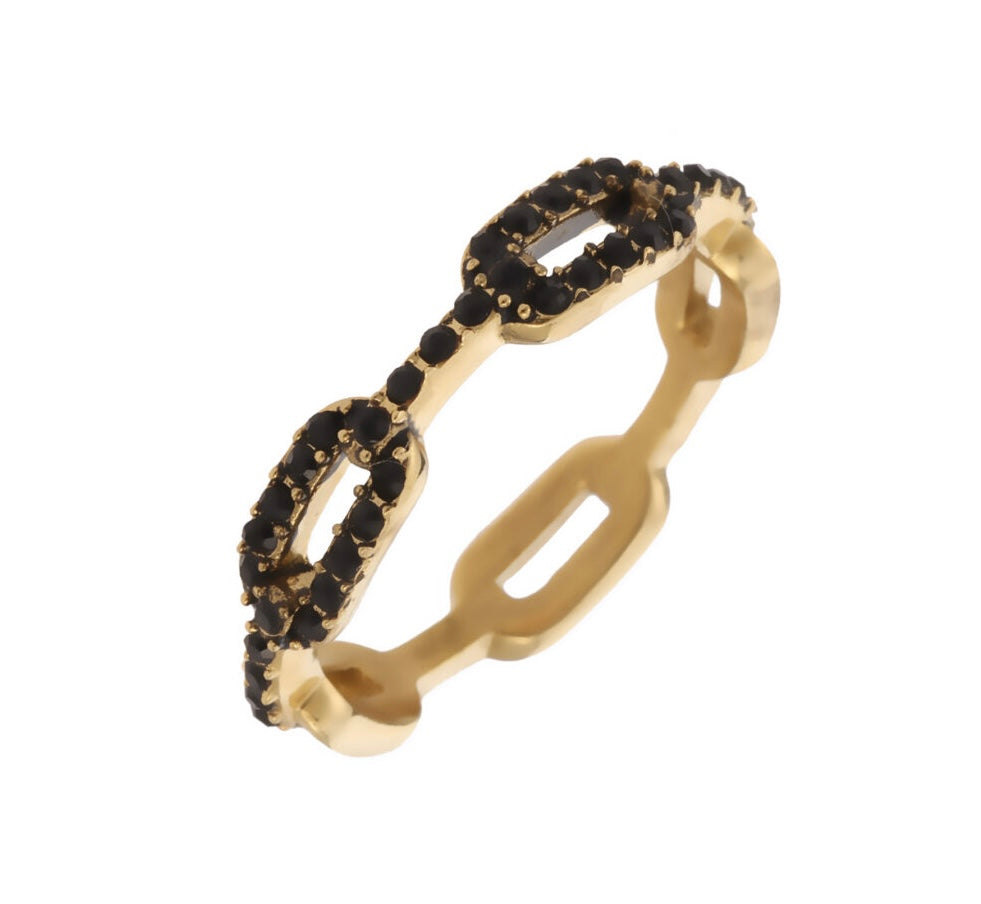 Ring | Lock black blossom