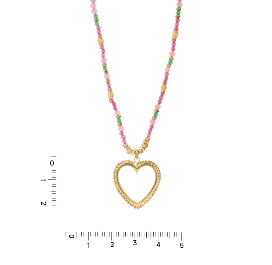 Necklace | Heart blossom