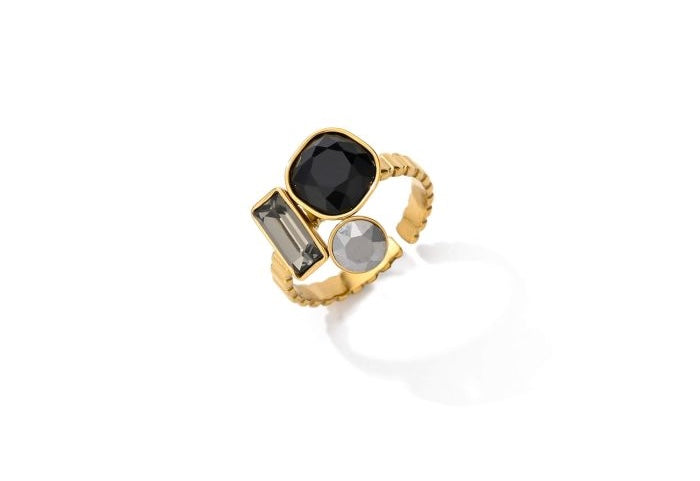 Ring | Big Stones Black mini