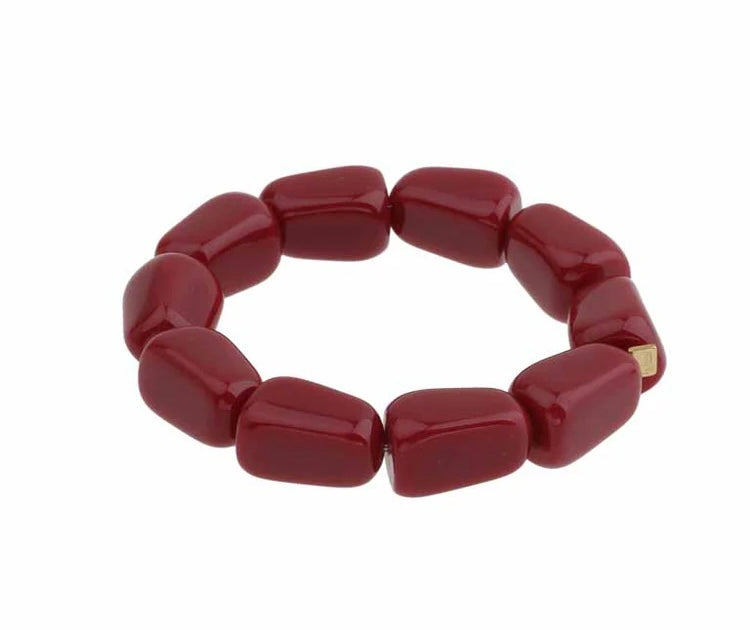 Bracelet | Bold wine