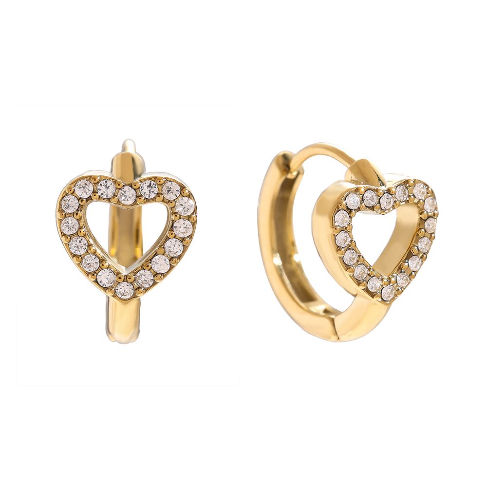 Earring | Hoop mini heart