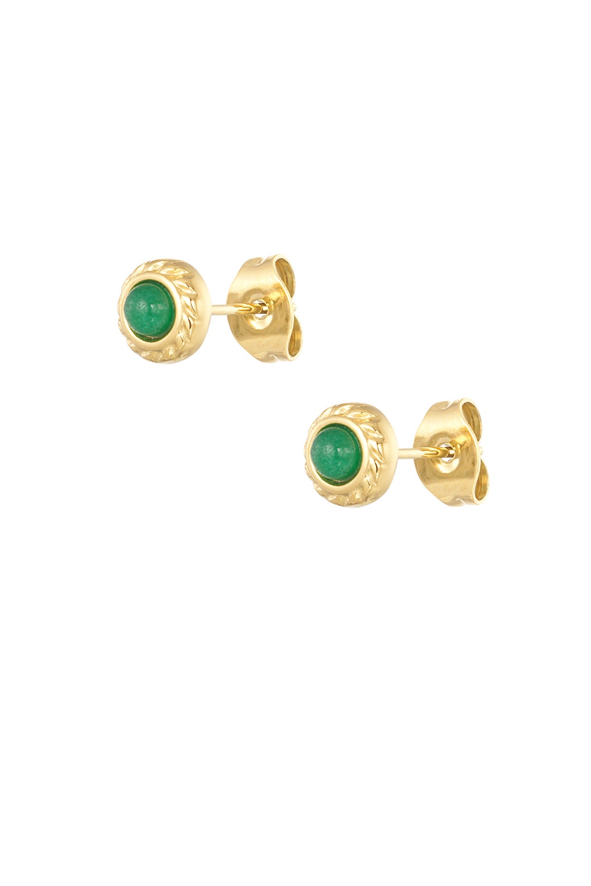 Earring |  Dot green