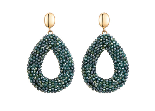 Earring | Statement green