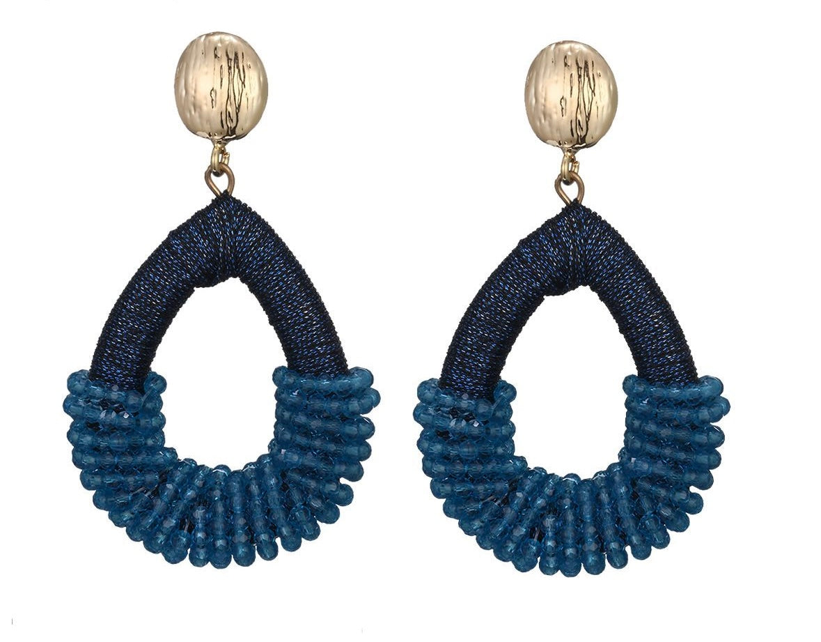 Earring |  Statement blue kanni