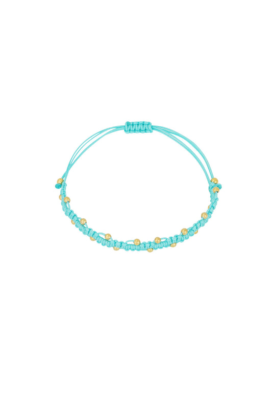 Bracelet | Bandje dots blauw