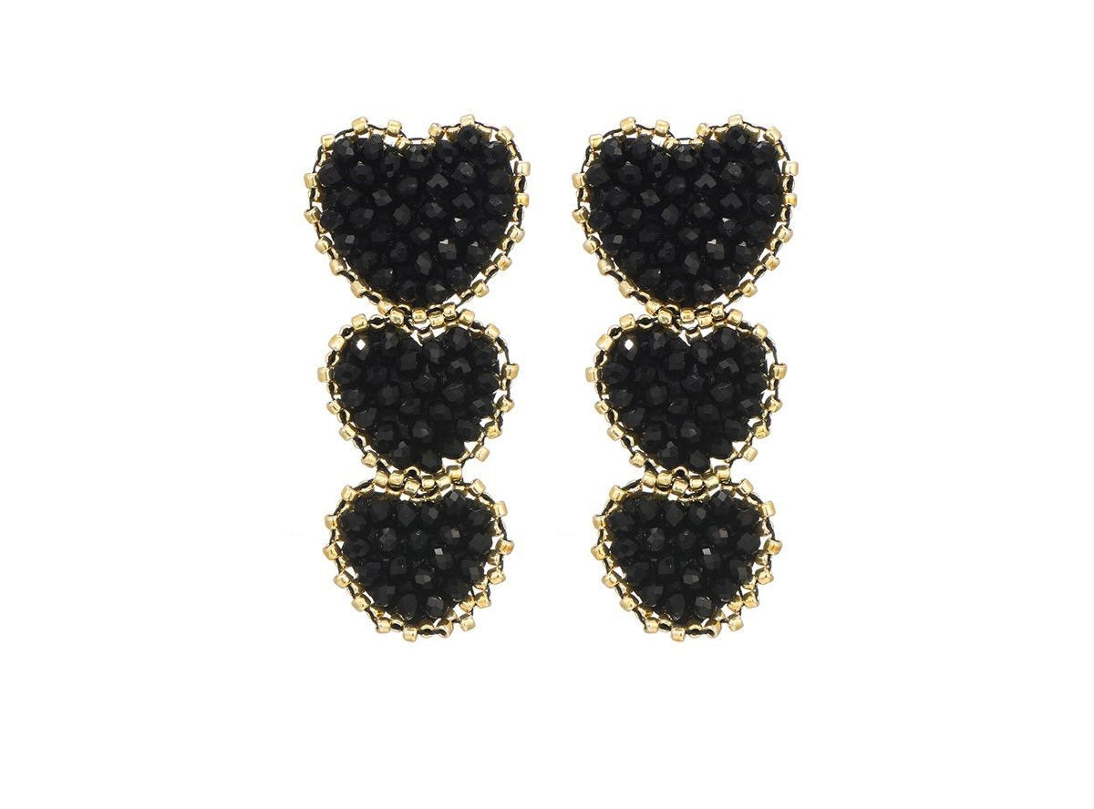 Earring |  Statement black kanni