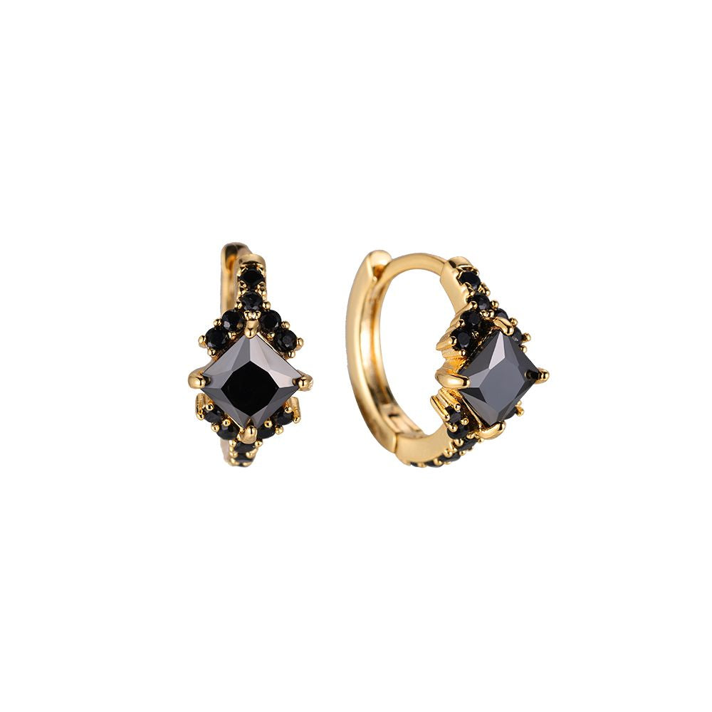 Earring | Diamond black