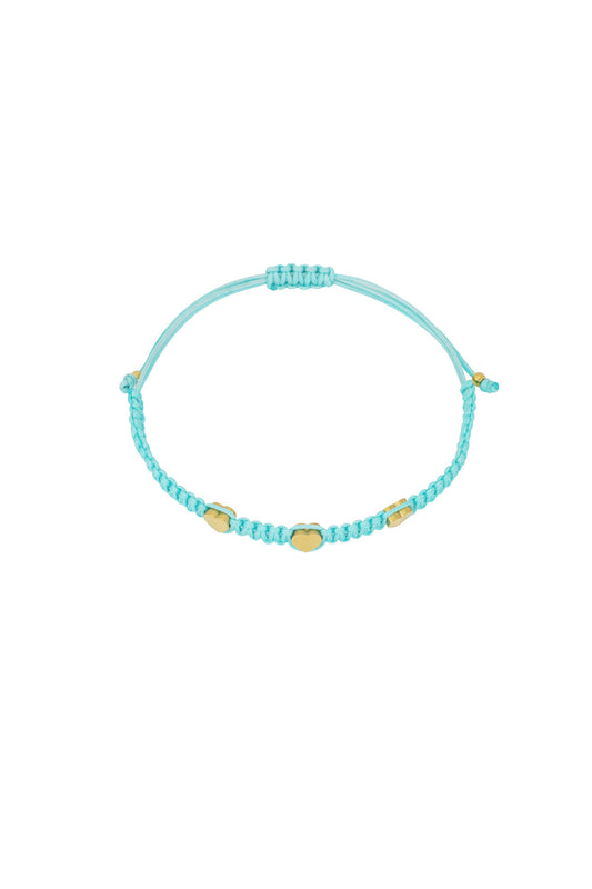 Bracelet | Bandje hart blauw