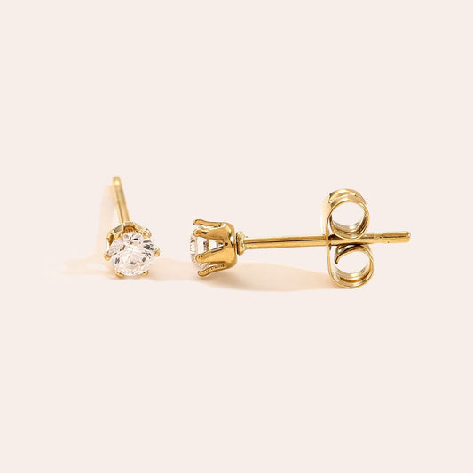 Earring | Dot diamond mini