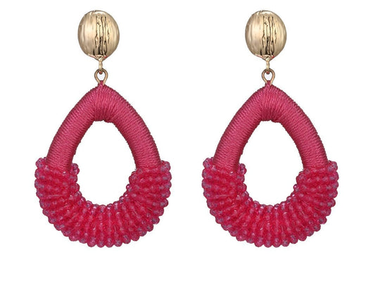 Earring | Statement pink