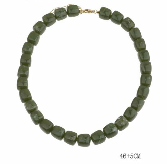Necklace | Bold groen
