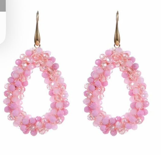 Earring | Statement pink