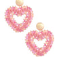 Earring |  Love light pink