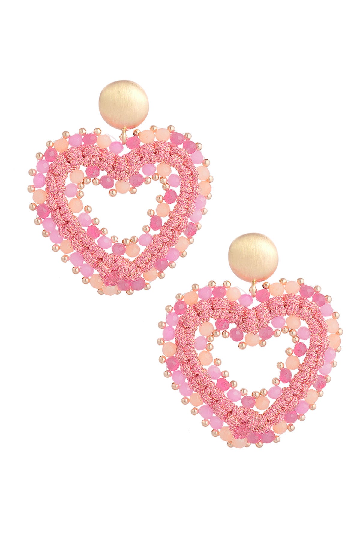 Earring |  Love light pink