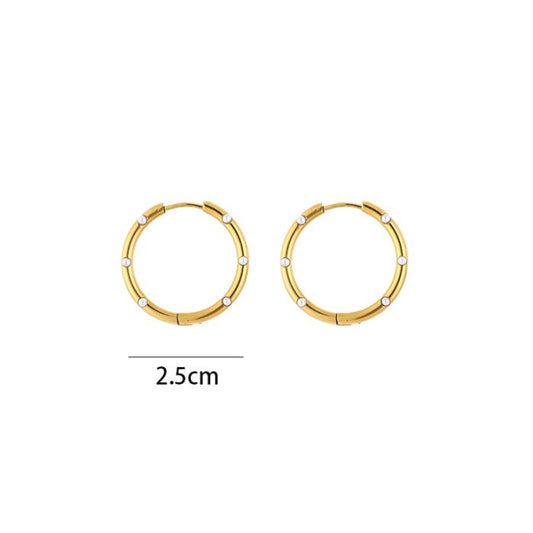 Earring | Hoop pearl 2,5cm