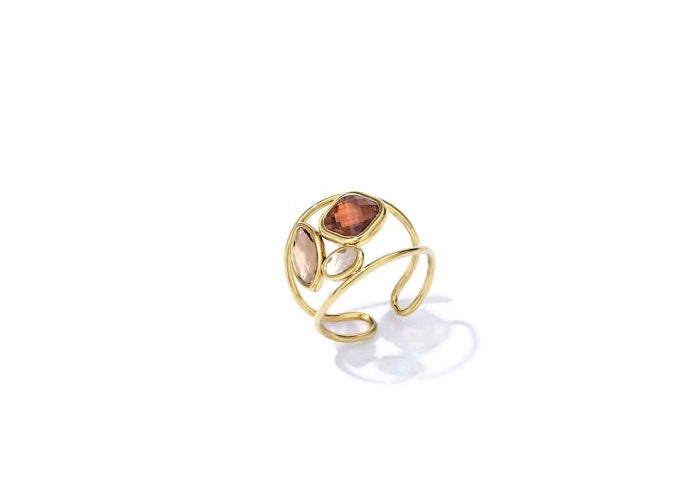 Ring | Mini Stones Brown