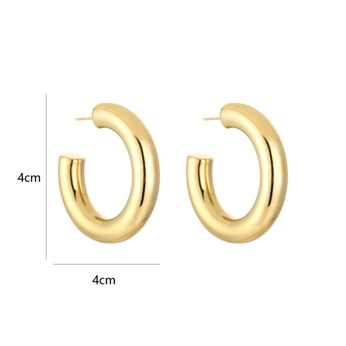 Earring | Hoop basic 4cm
