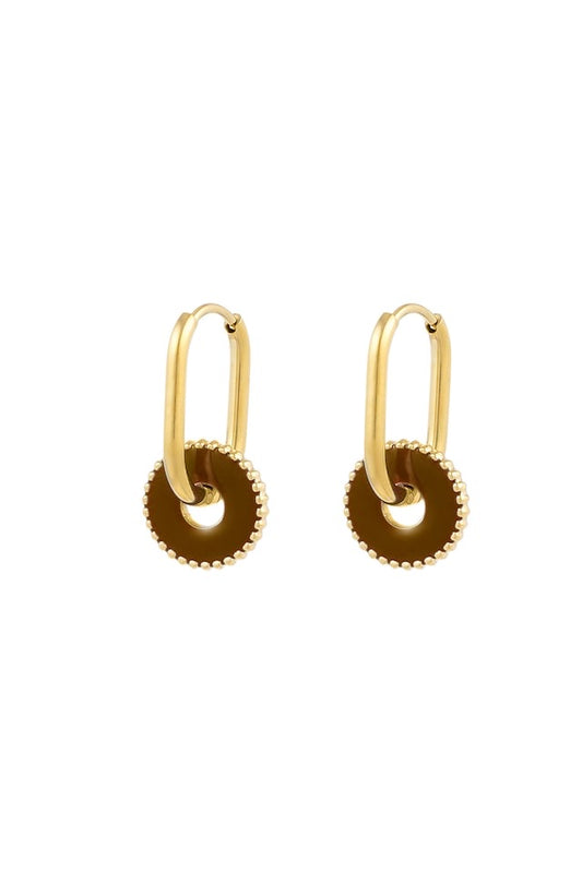 Earring | Brown