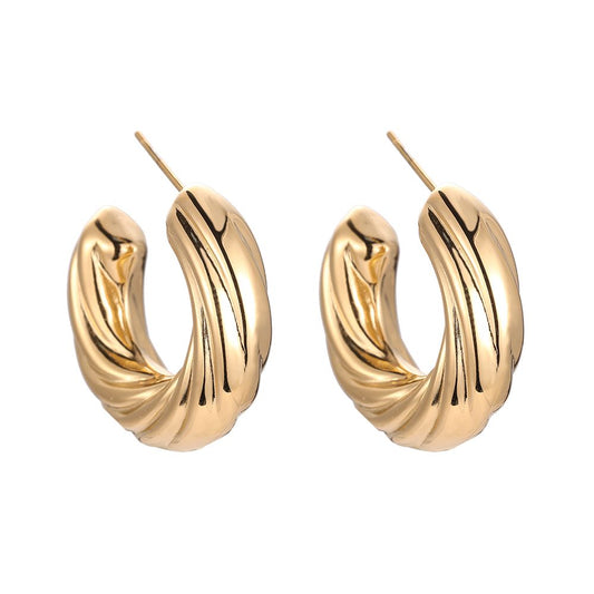 Earring | hoop twist big