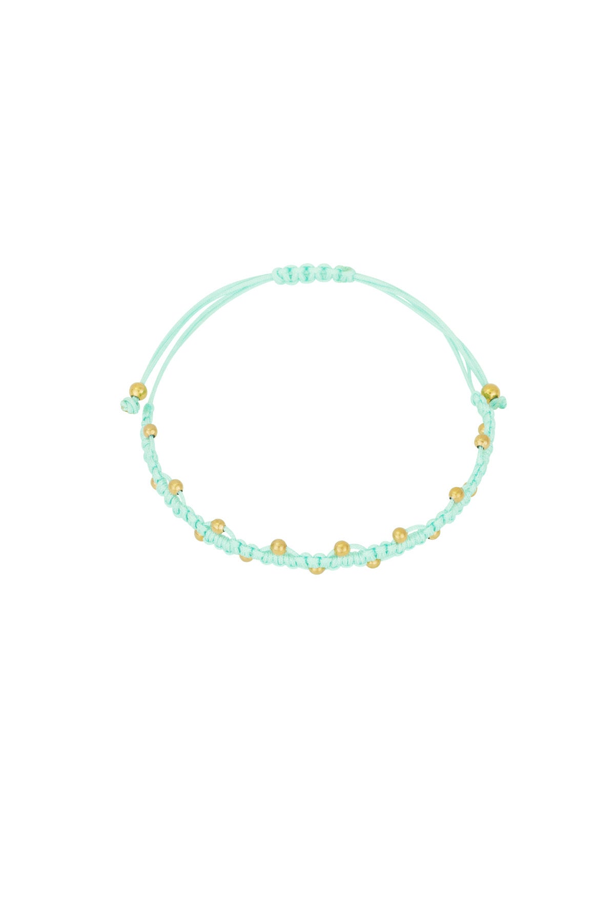 Bracelet | Bandje dots mint