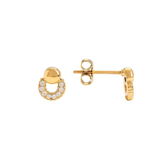 Earring | Dot round mini