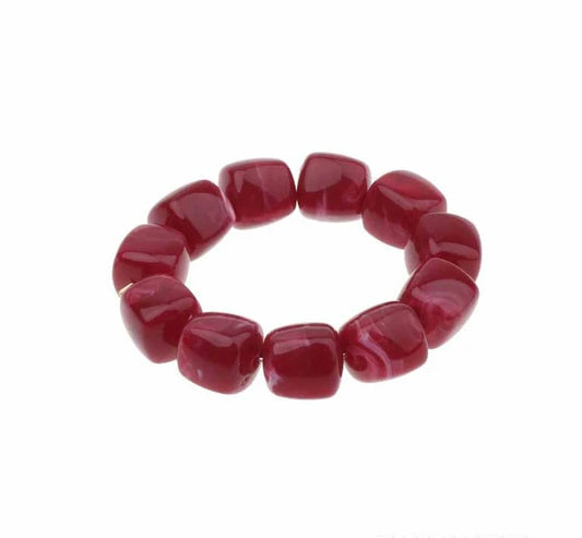 Bracelet | Bold wine