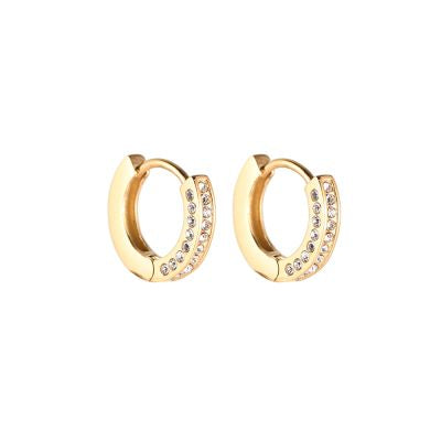 Earring | Hoop mini stones dot