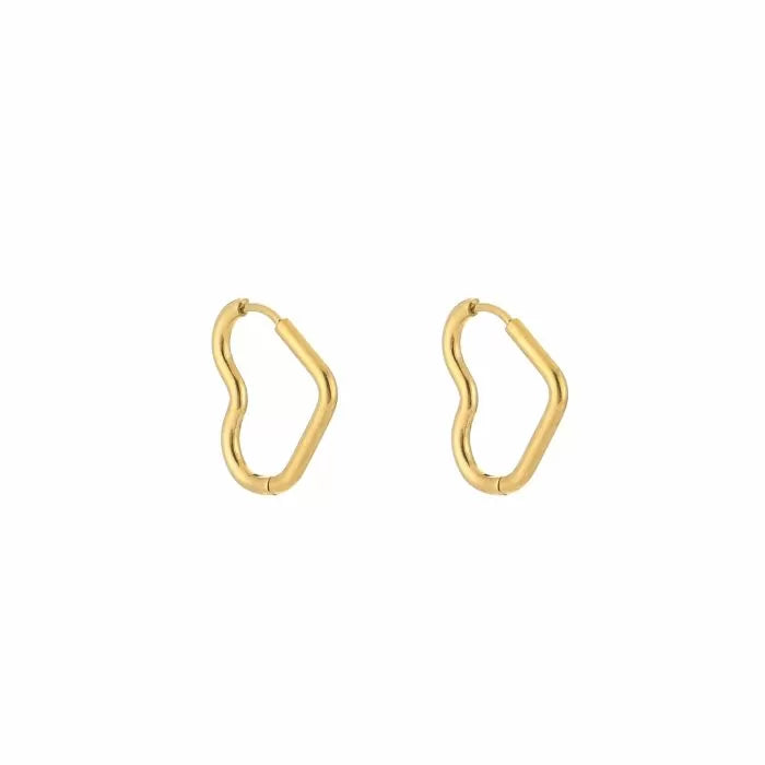 Earring | Heart hoop