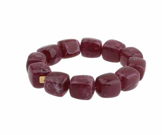 Bracelet | Bold wine