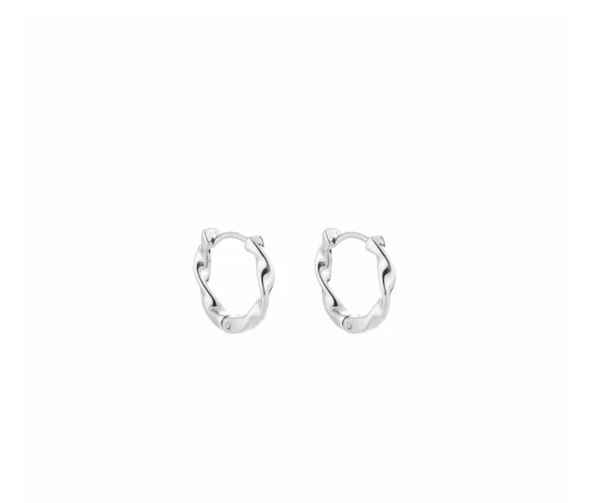 Earring | Swirl hoop s