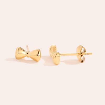 Earring | Mini dot bow