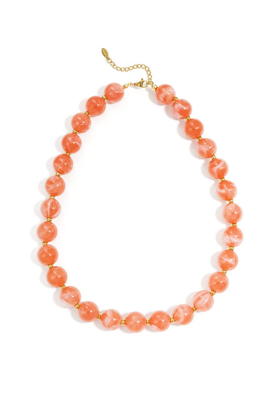 Necklace | Statement Coral