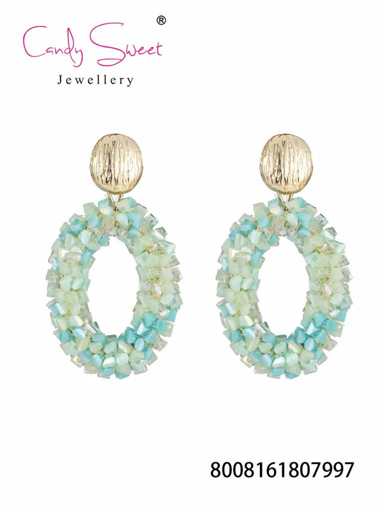 Earring | Statement green
